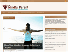 Tablet Screenshot of mindful-parent.com